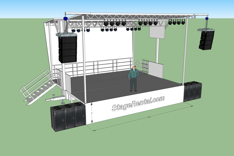 Stageline SL100 - 20x24 Mobile Stage Rental - Stage Rental Orlando ...